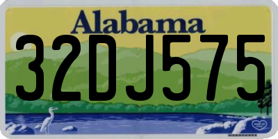 AL license plate 32DJ575
