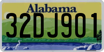 AL license plate 32DJ901