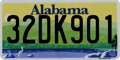 AL license plate 32DK901