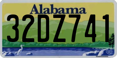 AL license plate 32DZ741