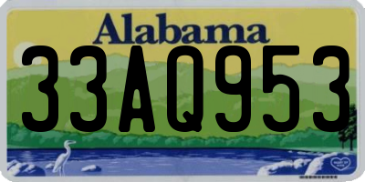 AL license plate 33AQ953
