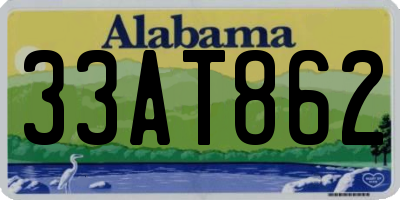 AL license plate 33AT862