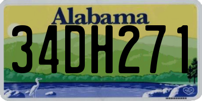 AL license plate 34DH271