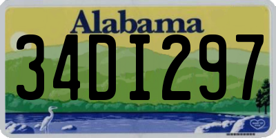 AL license plate 34DI297