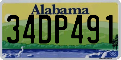 AL license plate 34DP491