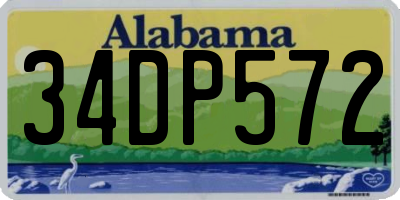 AL license plate 34DP572