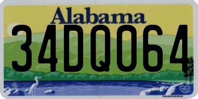 AL license plate 34DQ064