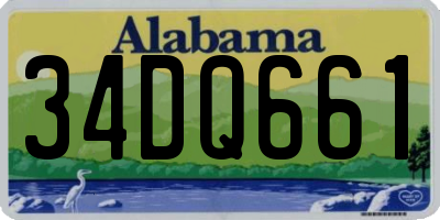 AL license plate 34DQ661