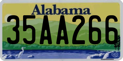 AL license plate 35AA266