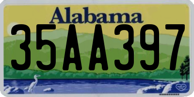 AL license plate 35AA397