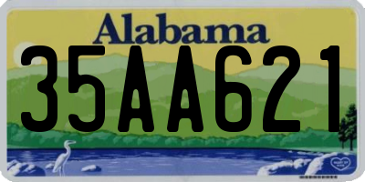 AL license plate 35AA621