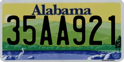 AL license plate 35AA921