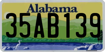 AL license plate 35AB139