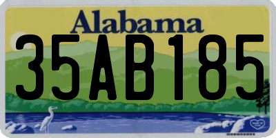 AL license plate 35AB185