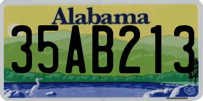 AL license plate 35AB213