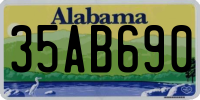 AL license plate 35AB690