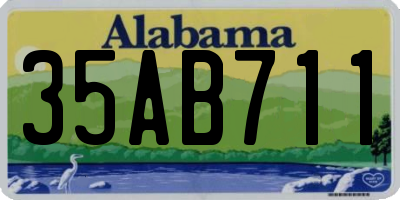 AL license plate 35AB711