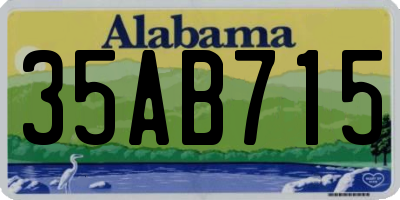 AL license plate 35AB715