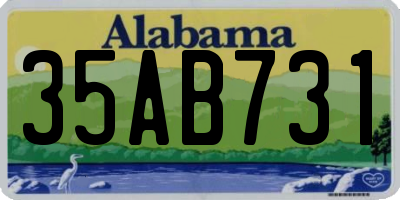 AL license plate 35AB731