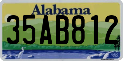 AL license plate 35AB812