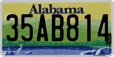 AL license plate 35AB814