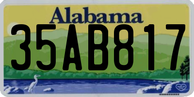 AL license plate 35AB817