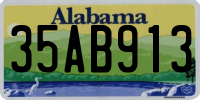 AL license plate 35AB913