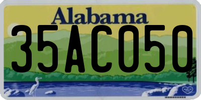 AL license plate 35AC050