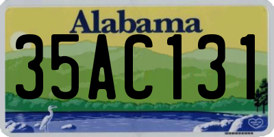 AL license plate 35AC131
