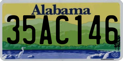 AL license plate 35AC146