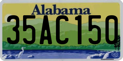 AL license plate 35AC150