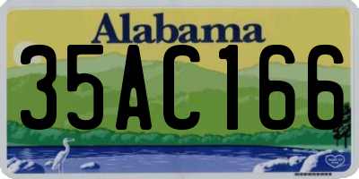 AL license plate 35AC166