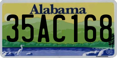 AL license plate 35AC168