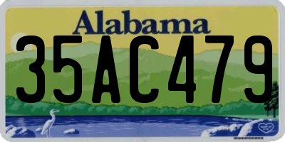 AL license plate 35AC479