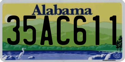 AL license plate 35AC611