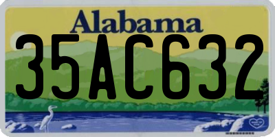 AL license plate 35AC632