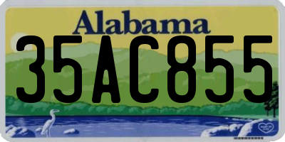 AL license plate 35AC855