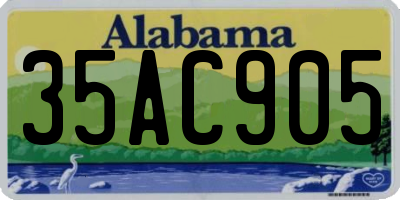 AL license plate 35AC905