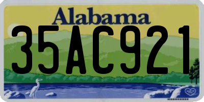 AL license plate 35AC921