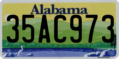 AL license plate 35AC973