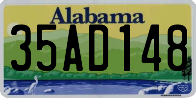 AL license plate 35AD148