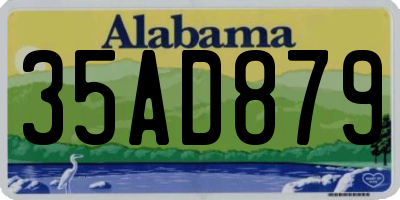 AL license plate 35AD879