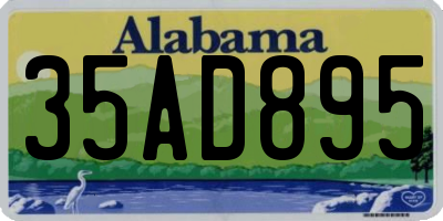 AL license plate 35AD895
