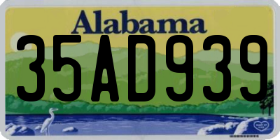 AL license plate 35AD939