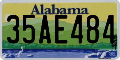 AL license plate 35AE484