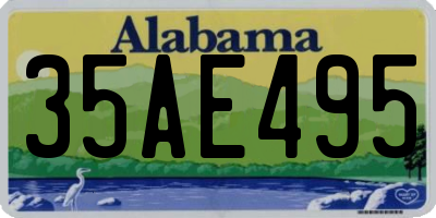 AL license plate 35AE495