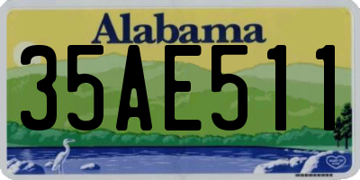 AL license plate 35AE511
