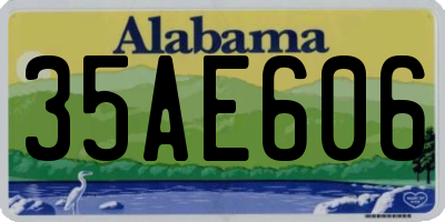 AL license plate 35AE606