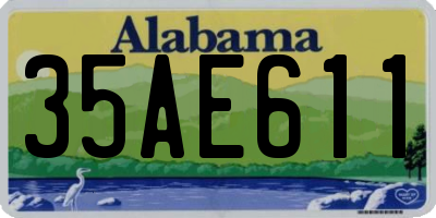 AL license plate 35AE611