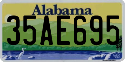 AL license plate 35AE695